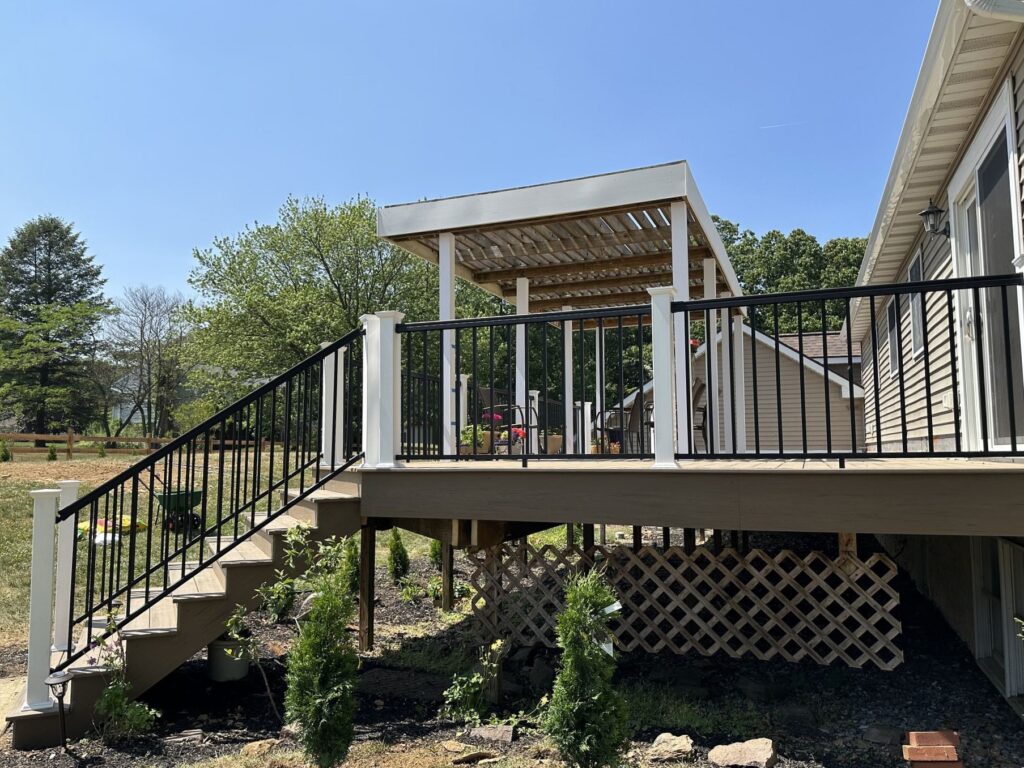 beautiful deck remodel to have a pergola