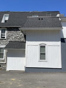 new siding being showcased through exterior siding services