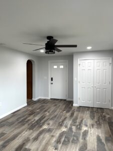 wood flooring living room remodel