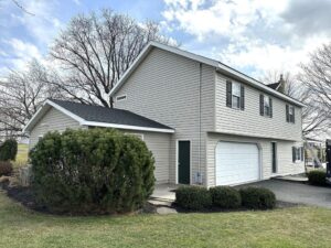 tan vinyl siding showcasing ksws exterior siding services