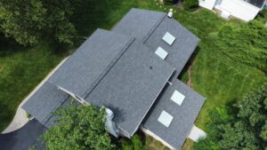 New roof on a house from general contractors in Bucks County, PA