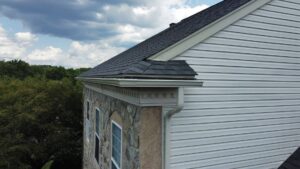 New roof and siding on a home in Bucks County, PA